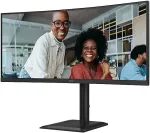 Monitor AOC | CU34E4CV | 34 " | VA | 21:9 | 120 Hz | 4 ms | 3440 x 1440 pixels | HDMI ports quantity 2 | Black