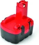 Bosch Power Tool Battery BAT038, 14.4V, 3.0Ah, Ni-MH