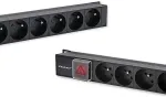 QOLTEC Aluminiowa Listwa zasilająca PDU do RACK | 16A | 16 x FRENCH | Pionowa | 1.8m
