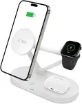 Tech-Protect juhtmevaba laadija A41 3in1 QI15W, valge