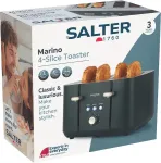 Salter EK5565BGRYFVDE Marino 4-Slice Toaster