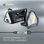 Varta Taschenlampe Work Flex Stadium Light int. Akku