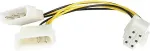 PREMIUMCORD Power adapter 5.25" Molex-6 pin for graphics cards