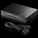 CUDY GS1010PE Netzwerk-Switch Gigabit Ethernet (10/100/1000) Power over Ethernet (PoE) Schwarz (GS1010PE)