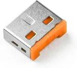 No name SmartKeeper Basic "USB-A Port" Blocker orange 6 Stk.+Key