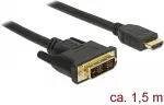 DLC DELOCK Kabel DVI 18+1 -> HDMI-A St/St 1.50m