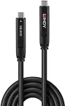 Lindy USB-kaabel USB-C - USB-C 10 m Black (43333)