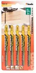 Kwb 620425 jigsaw/scroll saw/reciprocating saw blade Jigsaw blade High carbon steel (HCS) 5 pc(s)