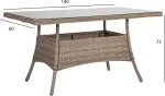 Home4you Laud TOSCANA 140x80xH73cm, beež