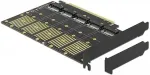 Delock PCI Express x16 Karte zu 5 x intern M.2 Key B / SATA
