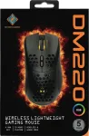 Hiir No name DELTACO GAMING DM220 juhtmevaba Kerge m&auml;nguri, RGB, must