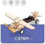 Noname Wooden Assembly Kit Single-Propeller Aircraft, STEM Educational Toy