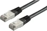 VALUE Patchkabel Kat.6 Class E S/FTP PiMF schwarz 3m