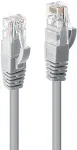 Lindy - Patch-Kabel - RJ-45 (M) bis RJ-45 (M) - 7,5m - UTP - CAT 6 - gepresst, verseilt, glatt - Grau (48006)