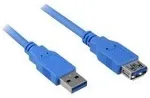SHARKOON USB 3.0 przedłużacz black 1,0m