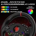 Joystick SuBsonic Superdrive 220 RS Black USB Steering wheel + Pedals Nintendo Switch, PC, PlayStation 4, Xbox One, Xbox Series S, Xbox Series X