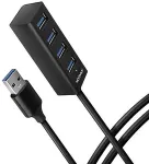 AXAGON HUE-M1AL, 4x USB 3.2 Gen 1 MINI hub, metal, USB-A cable 1.2m