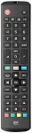 One for all LG TV replacement remote control (black)