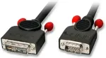 Lindy - VGA-Kabel - DVI-A (M) - HD-15 (M) - 3,0m - Schwarz (41197)