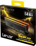 M&auml;lu LEXAR PC memory DDR5 THOR2.0 64GB(2*32)/6000 CL40 black RGB