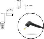 MIU Power adapter 20V 2.25A (4.0x1.7) - Lenovo 45W