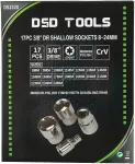 DSDTOOLS 17 TK 3/8" L&Uuml;HISED PEAD 8-24mm DS1320