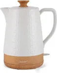 Veekeetja Maestro MR-076 electric kettle 1.8 L 1800 W White, Wood
