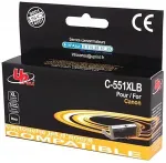 Tooner T3AZUR CJ550XLBUP ink cartridge 1 pc(s) Black