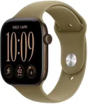 APPLE Watch Series 12 GPS 42mm Dark Bronze Aluminium Case with Olive Sport Band - M/L