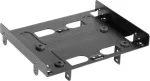 SHARKOON BayExtension Black - 5.25 to 4x2.5 / 2x2.5+1x3.5 Adapter