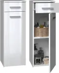 TOP E SHOP Topeshop NEL V DS BIEL POŁ bathroom storage cabinet White