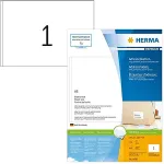 HERMA Adressetiketten A5 wei&szlig; 148,5x205 mm Papier 400 St.