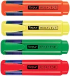Forpus Tekstimarker Redactor, 2-5mm, 4-v&auml;rvi