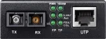 CUDY MC100GSB-60A network media converter 1000 Mbit/s Multi-mode, Single-mode Black