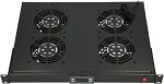 Extralink Fan Panel 19inch 4 Fans with Thermostat