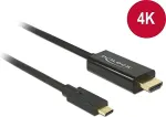 DeLOCK USB C > HDMI Stecker (4K 30Hz) 3 m schwarz