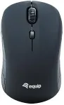 Hiir Equip Optische Maus kabellos USB Mini R+L schwarz