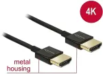 DeLOCK HDMI Kabel Ethernet A -> A St/St 4.50m 3D 4K slim