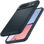 Spigen Kaitse&uuml;mbris Thin Fit, Google Pixel 8, sinakashall (Metal Slate), &otilde;huke,