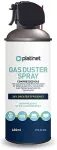 Platinet Gas/Air Duster, 400ml Can, Trigger Nozzle, Gently Remove Dust and Debris from sensitive electronics such as keyboards/laptops, contains no CFC, FCKW or CKW