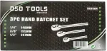 DSDTOOLS 3-OSALINE Voolikuliitmikute komplekt 1/4" - 3/8" - 1/2" DS1084