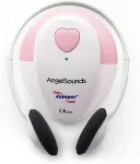 AngelSounds JPD-100S heart rate monitor Pink, White