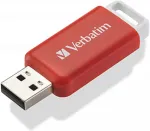 M&auml;lukaart VERBATIM USB-Stick 16GB V DataBar USB 2.0 Drive Red retail