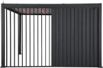 Home4you Vertikaalne lamellsein varikatusele MIRADOR-111 3m, tumehall