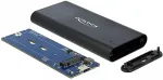 DLC Delock Speichergeh&auml;use - M.2 - M.2 NVMe Card - 10 Gbit/s - USB 3.1 (Gen 2)