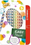 STABILO v&auml;rvipliiats, EASYcolors, vasakuk&auml;elisele + teritaja, 12 v&auml;rvi