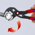 KNIPEX Cobra QuickSet pipe / water pump pliers 87 21 250 (red, length 250mm, for pipes up to 2")
