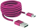 SBOX USB-10315P USB->Micro USB M/M 1.5m, Pitaya Pink