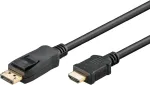 Goobay DisplayPort 1.2 > HDMI (ST-ST) 1m Adapterkabel 4K Schwarz