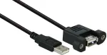 Alcasa Good Connections USB2.0 Verl&auml;ngerung A-Einbaub. A 1,8m